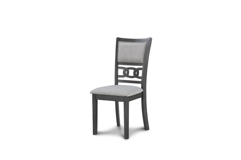 GIA 3 PC 42" DROP LEAF DINING TABLE & 2 CHAIRS-GRAY