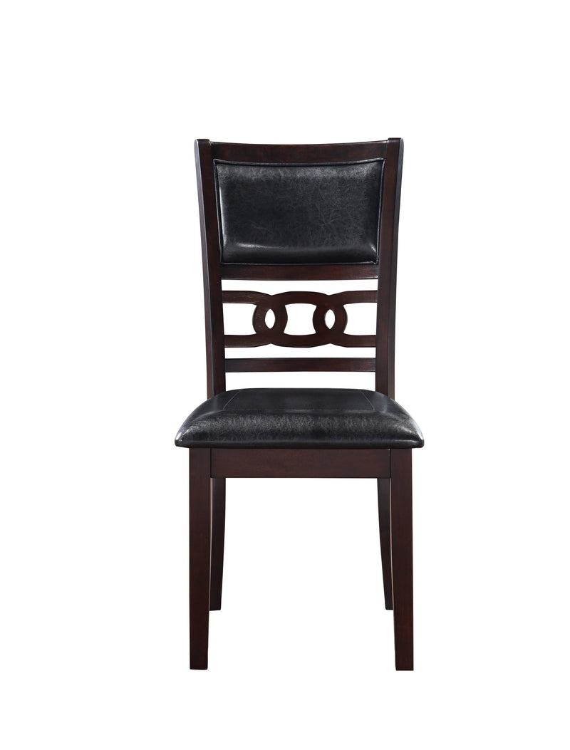GIA 3 PC 42" DROP LEAF DINING TABLE & 2 CHAIRS-EBONY