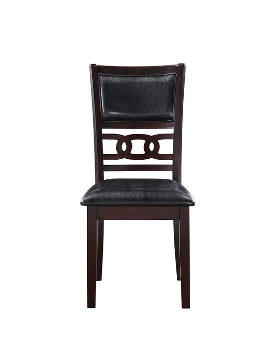GIA 3 PC 42" DROP LEAF DINING TABLE & 2 CHAIRS-EBONY