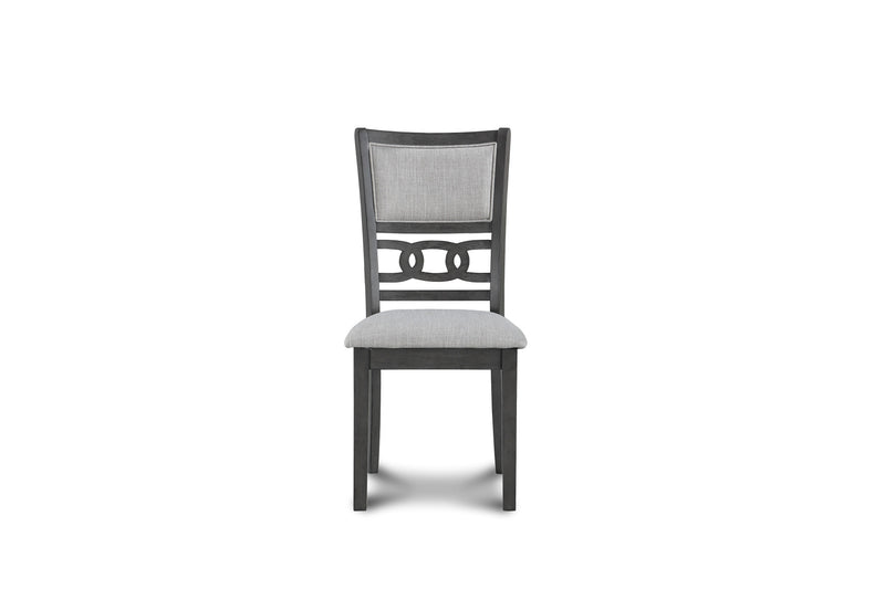 GIA 3 PC 42" DROP LEAF DINING TABLE & 2 CHAIRS-GRAY