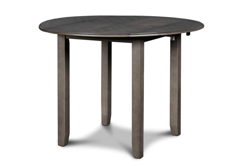 GIA 3 PC 42" DROP LEAF DINING TABLE & 2 CHAIRS-GRAY