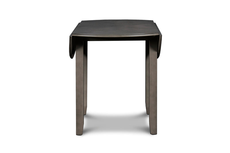 GIA 3 PC 42" DROP LEAF DINING TABLE & 2 CHAIRS-GRAY