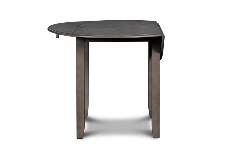 GIA 3 PC 42" DROP LEAF DINING TABLE & 2 CHAIRS-GRAY