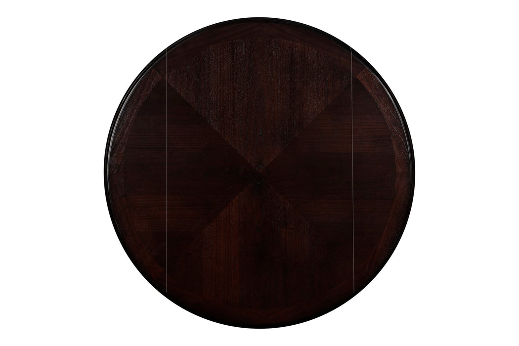 GIA 3 PC 42" COUNTER DROP LEAF TABLE & 2 CHAIRS-EBONY