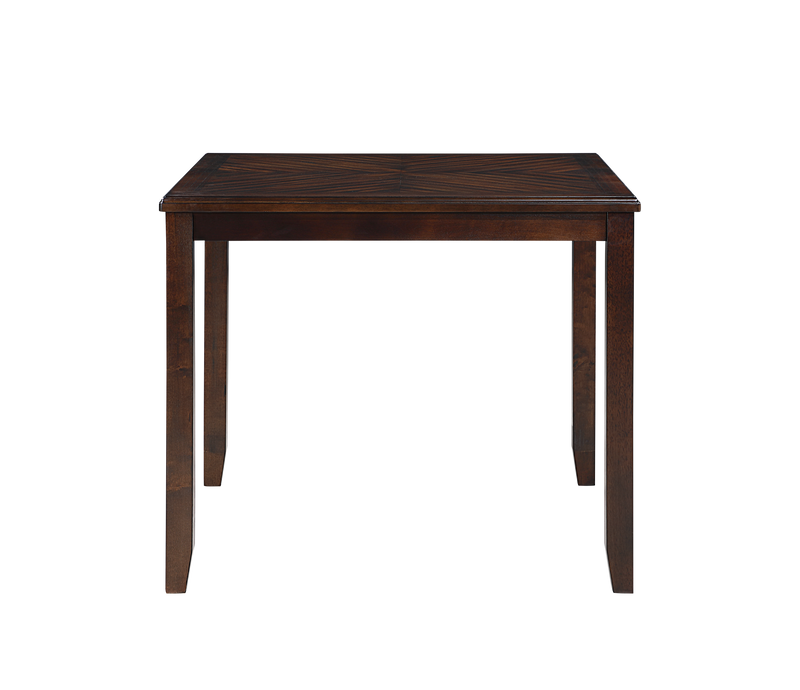 GIA 5 PC 42" SQUARE COUNTER TABLE & 4 CHAIRS-CHERRY