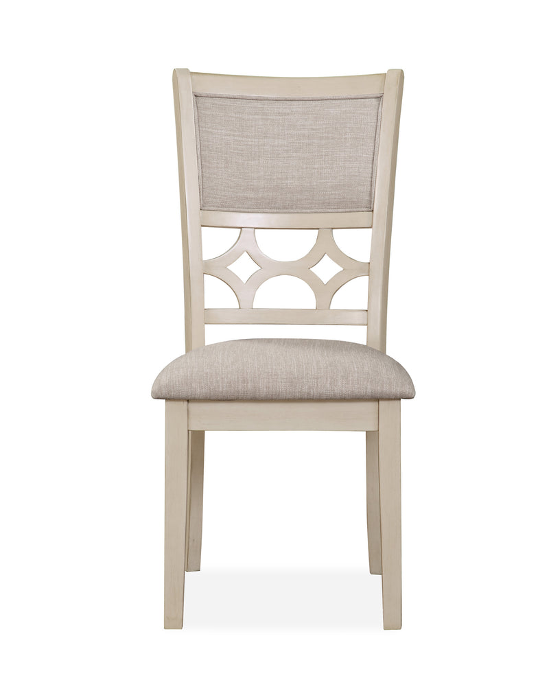 MITCHELL 5 PC DINING SET-TWO TONE BISQUE/BROWN