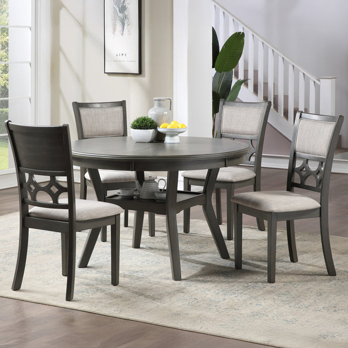 MITCHELL 5 PC DINING SET-GRAY