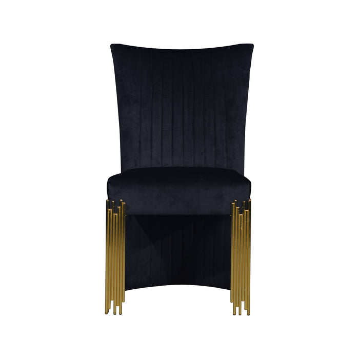 EMPIRE LADDERBACK DINING CHAIR (2 Per Carton)-BLACK