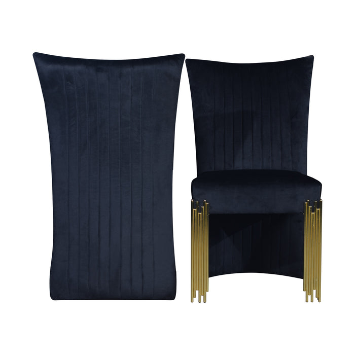 EMPIRE LADDERBACK DINING CHAIR (2 Per Carton)-BLACK