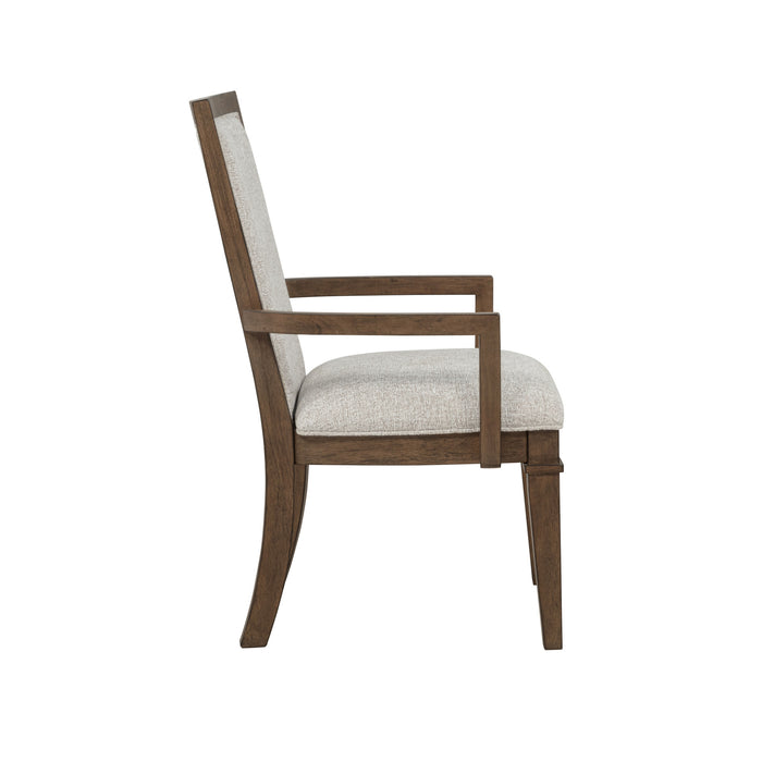 MARIANA UPHOLSTERED ARM CHAIR (2 PER CARTON)-VINTAGE MOCHA
