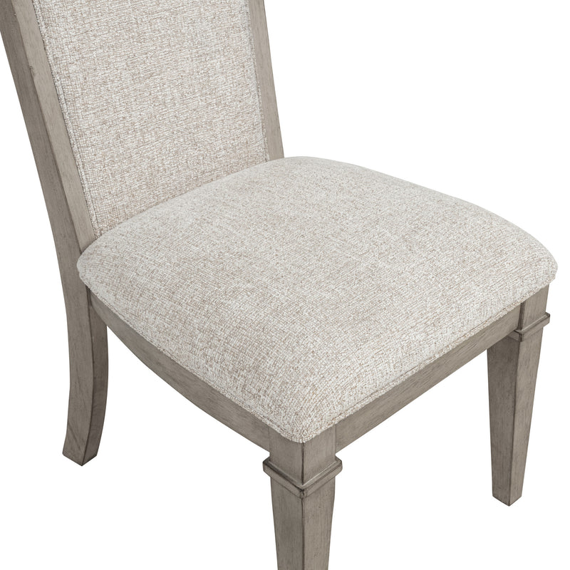 MARIANA UPHOLSTERED SIDE CHAIR (2 PER CARTON)-VINTAGE CREME