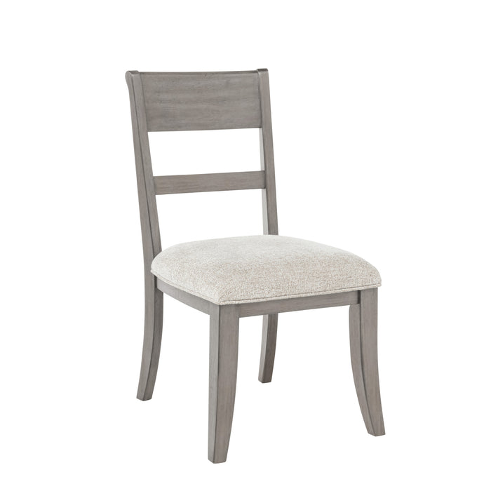 MARIANA WOOD BACK SIDE CHAIR (2 PER CARTON)-VINTAGE CRÈME