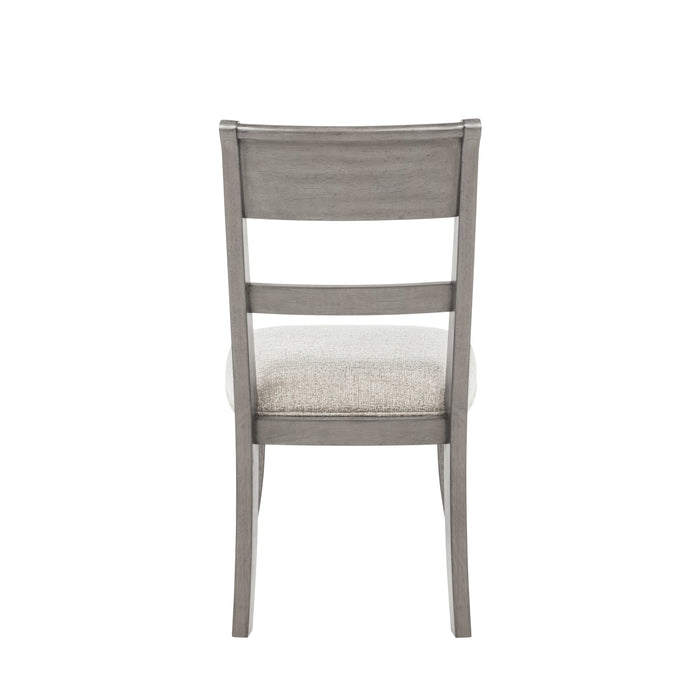 MARIANA WOOD BACK SIDE CHAIR (2 PER CARTON)-VINTAGE CRÈME