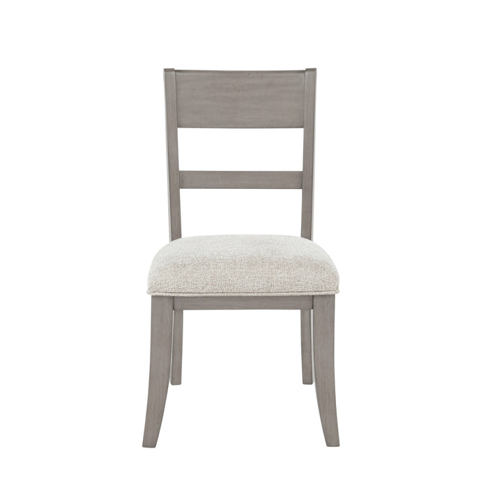 MARIANA WOOD BACK SIDE CHAIR (2 PER CARTON)-VINTAGE CRÈME