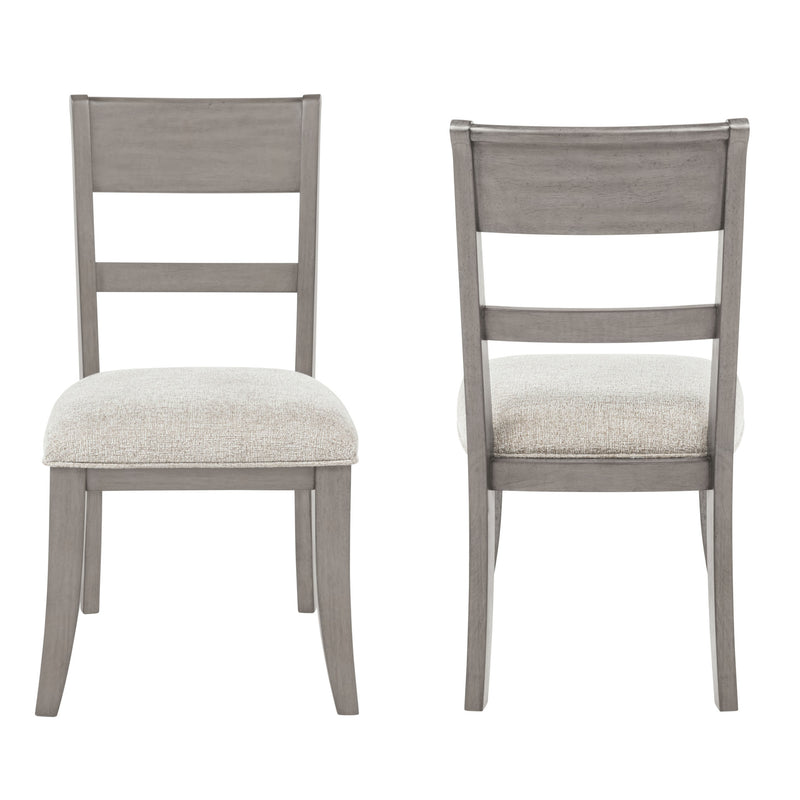 MARIANA WOOD BACK SIDE CHAIR (2 PER CARTON)-VINTAGE CRÈME
