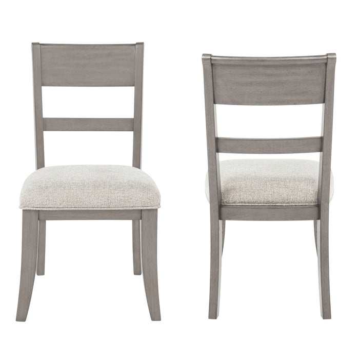 MARIANA WOOD BACK SIDE CHAIR (2 PER CARTON)-VINTAGE CRÈME