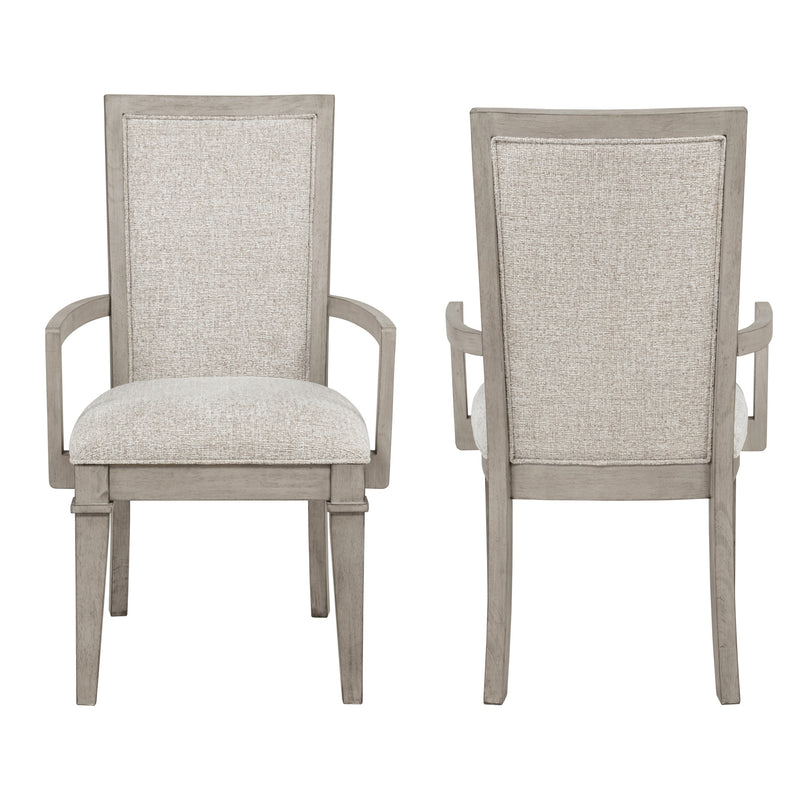 MARIANA UPHOLSTERED ARM CHAIR (2 PER CARTON)-VINTAGE CREME