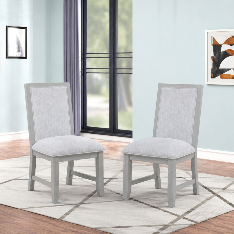 FIONA DINING SIDE CHAIR (2 PER CARTON)-MIST GRAY
