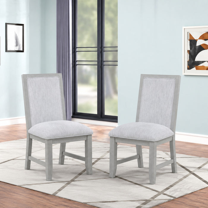 FIONA DINING SIDE CHAIR (2 PER CARTON)-MIST GRAY