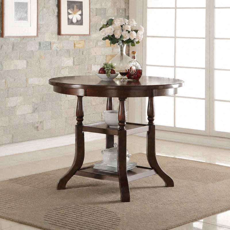 BIXBY COUNTER DINING TABLE-ESPRESSO