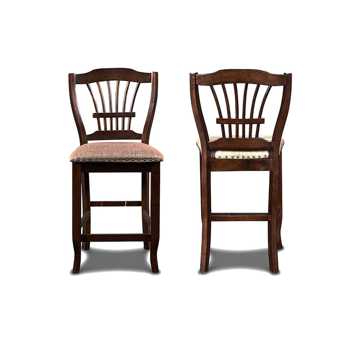 BIXBY  COUNTER  CHAIR (2 PER CARTON)-ESPRESSO