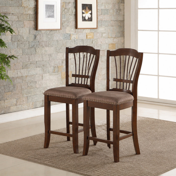 BIXBY  COUNTER  CHAIR (2 PER CARTON)-ESPRESSO