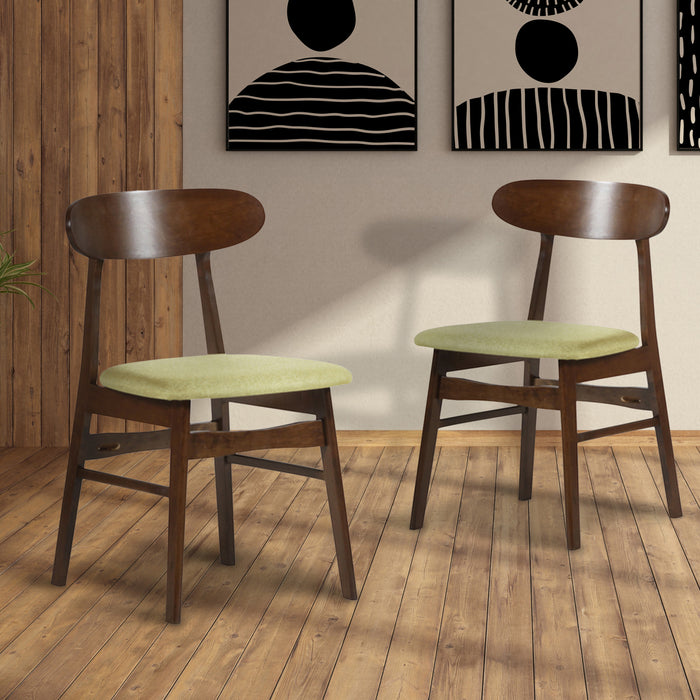 MOROCCO DINING CHAIR W/GREEN SEAT CUSHION (2 Per Carton)