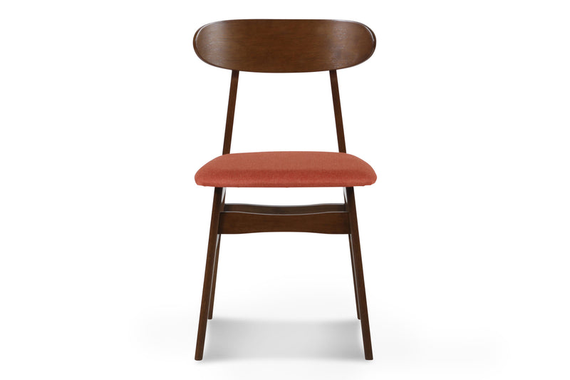 MOROCCO DINING CHAIR W/ORANGE SEAT CUSHION (2 Per Carton)