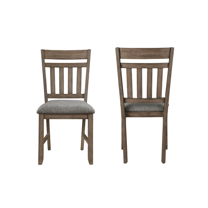 HARRISBURG DINING CHAIR (2 PER CARTON)--WALNUT
