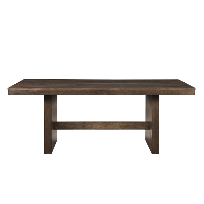 KODY RECTANGLE DINING TABLE BASE-DK WALNUT