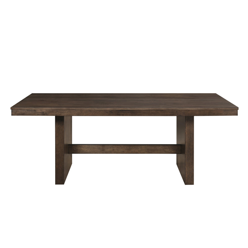 KODY RECTANGLE DINING TABLE BASE-DK WALNUT