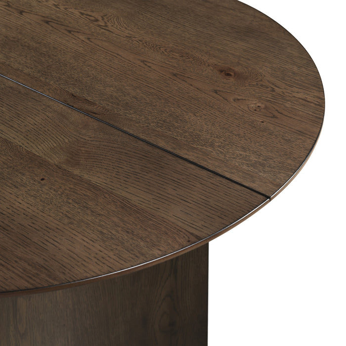 KODY 79" OVAL DINING TABLE TOP-DK WALNUT