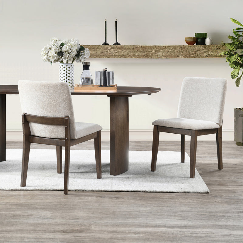 KODY UPHOLSTERED DINING CHAIR (2 PER CARTON)-CREAM