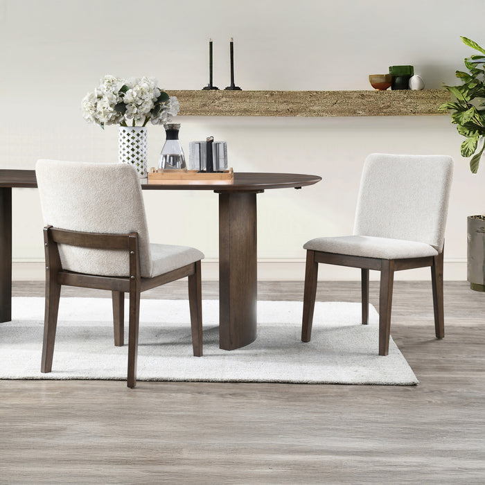 KODY UPHOLSTERED DINING CHAIR (2 PER CARTON)-CREAM