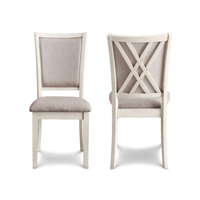 AMY DINING CHAIR (2/CTN)-BISQUE