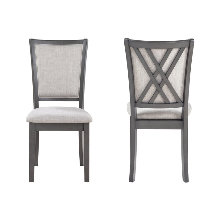 AMY DINING CHAIR (2/CTN)-GRAY