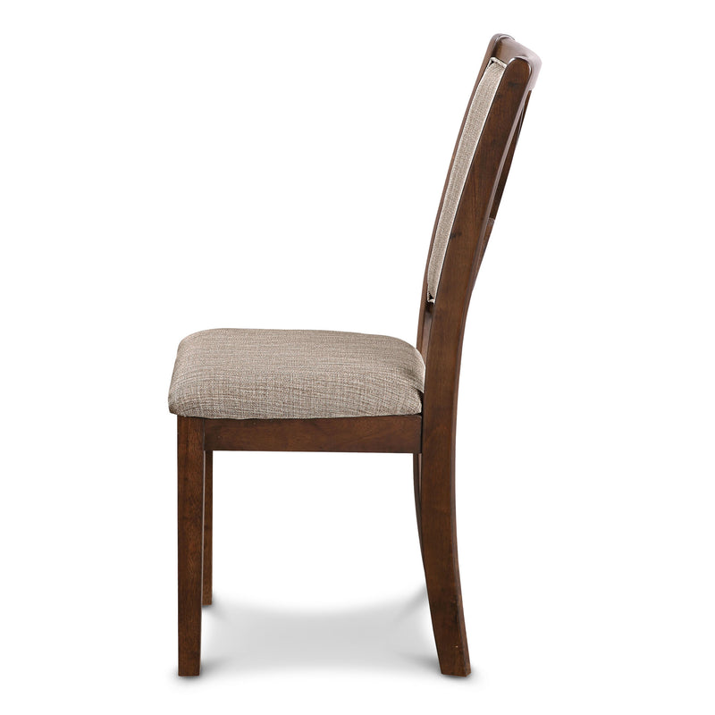AMY 5 PC 47" ROUND DINING SET-CHERRY