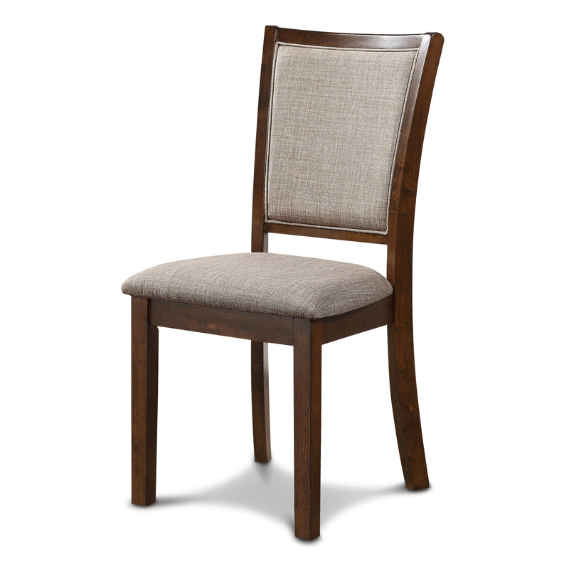 AMY 5 PC 47" ROUND DINING SET-CHERRY