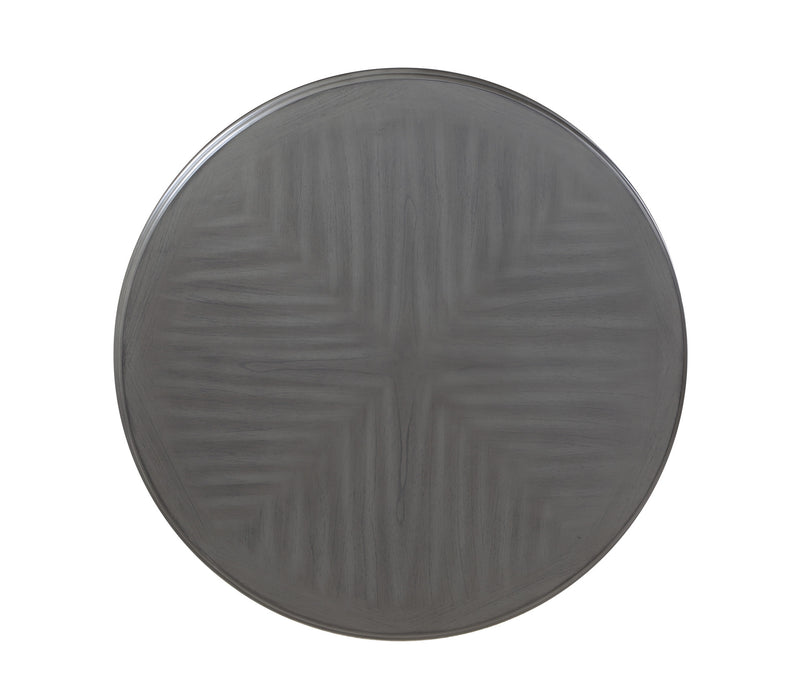 AMY 5 PC 47" ROUND DINING SET-GRAY