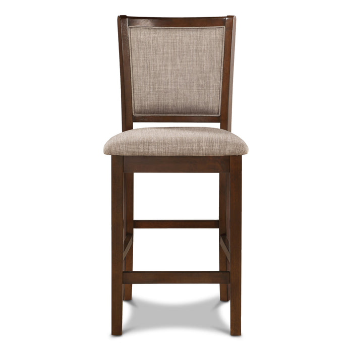 AMY 5 PC 42" ROUND COUNTER DINING SET-CHERRY