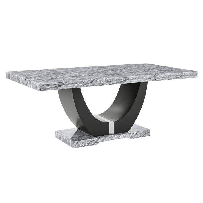 LYRA DINING TABLE TOP AND BASE BOTTOM MARBLE