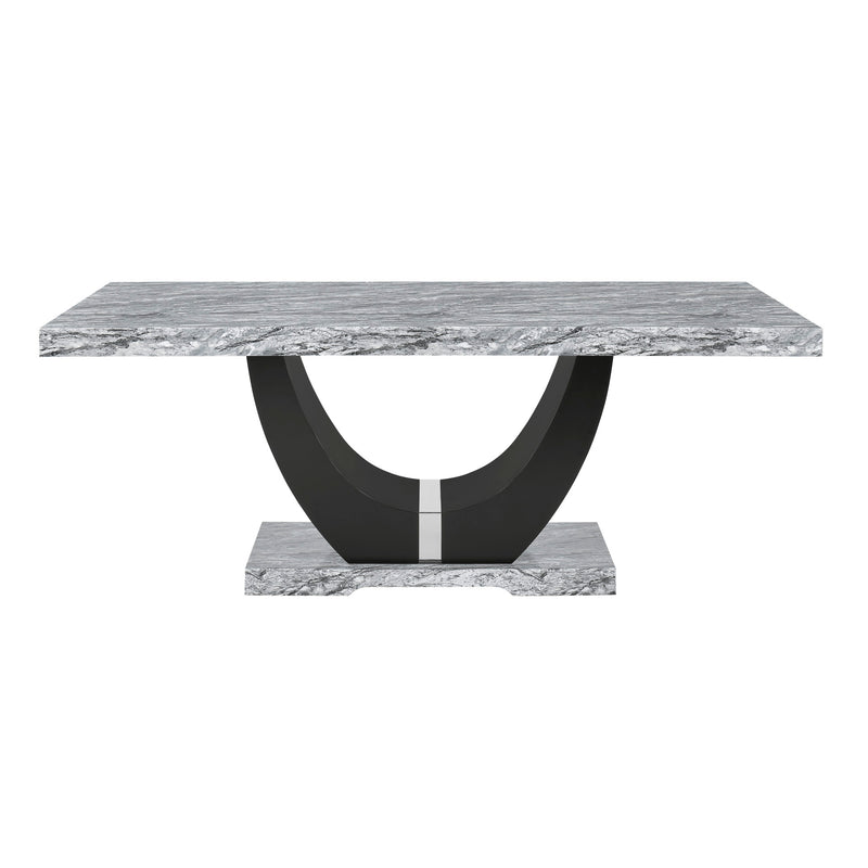 LYRA DINING TABLE TOP AND BASE BOTTOM MARBLE