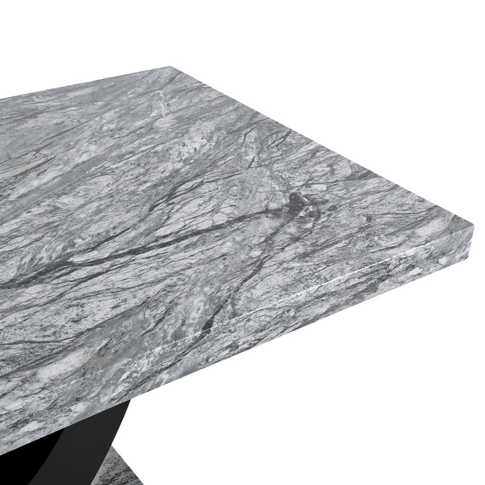 LYRA DINING TABLE TOP AND BASE BOTTOM MARBLE