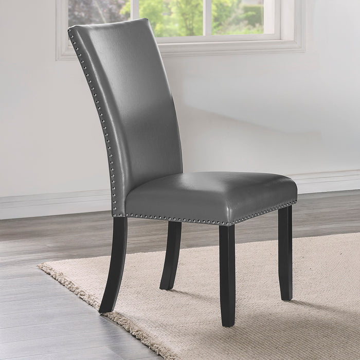 LYRA DINING CHAIR (2 PER CARTON) MARBLE