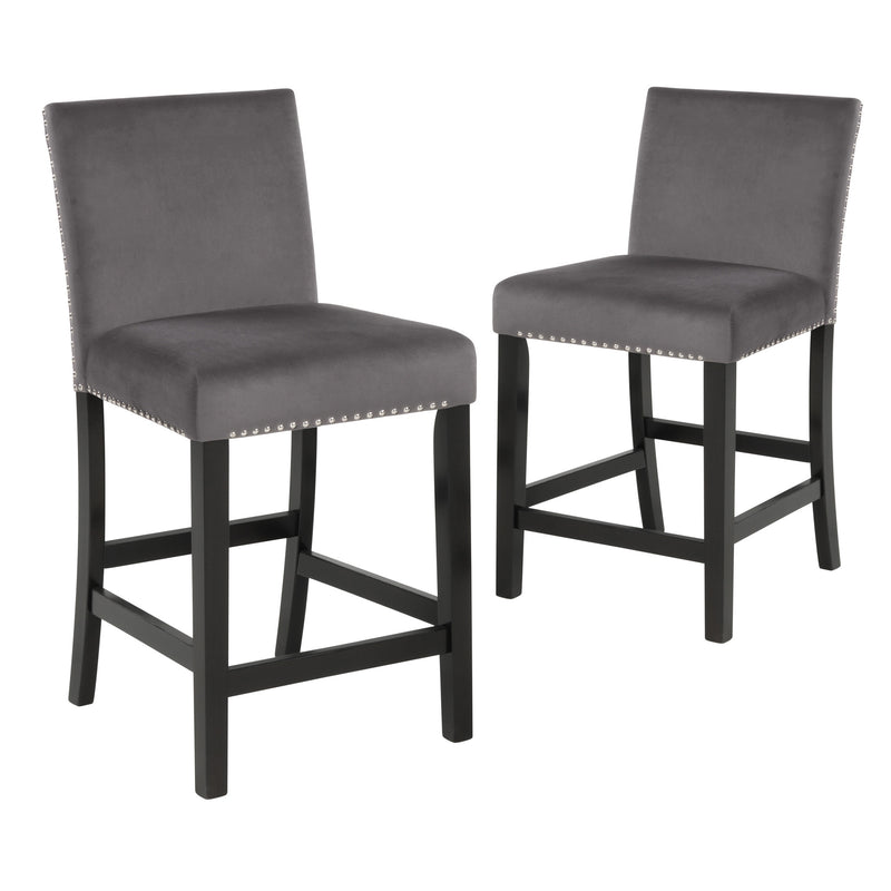 CELESTE COUNTER CHAIR-GRAY (2 PER CARTON)