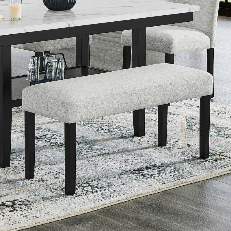 CELESTE  DINING BENCH-STONE