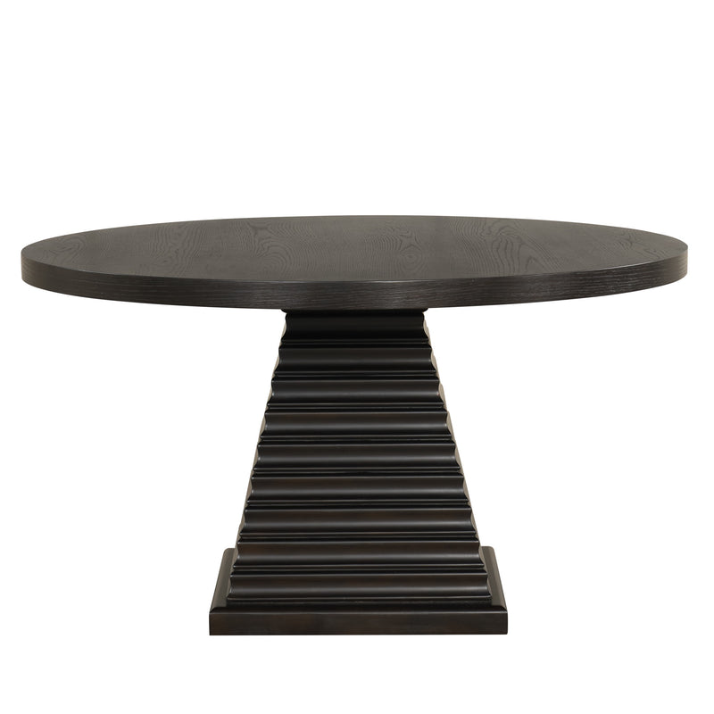 PLATEAU ROUND DINING TOP-RUSTIC ESPRESSO