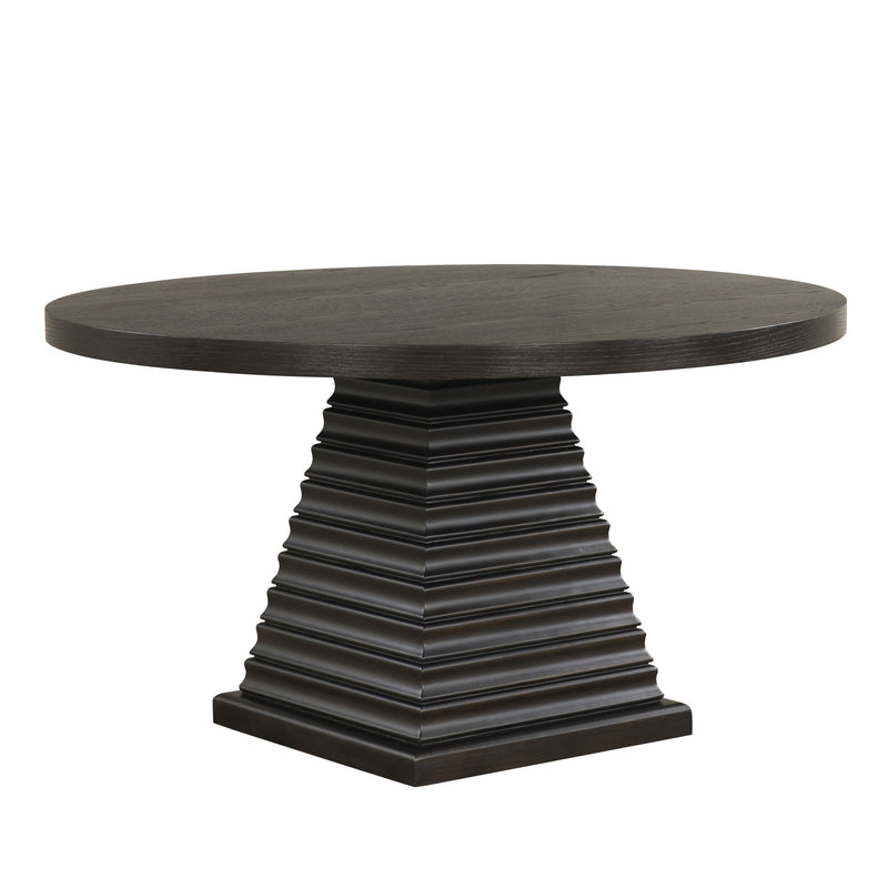 PLATEAU ROUND DINING TOP-RUSTIC ESPRESSO