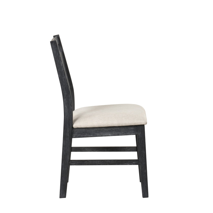 SABLE CREST DINING CHAIR (2 PER CARTON) -BLACK