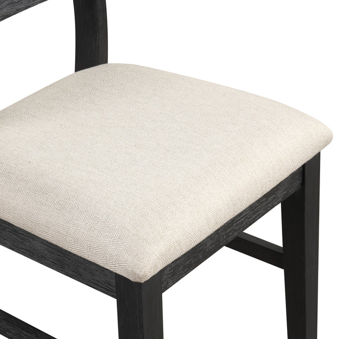 SABLE CREST DINING CHAIR (2 PER CARTON) -BLACK